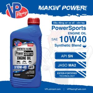 VP Powersports 4T Synthetic Blend Ester Tech 10W40