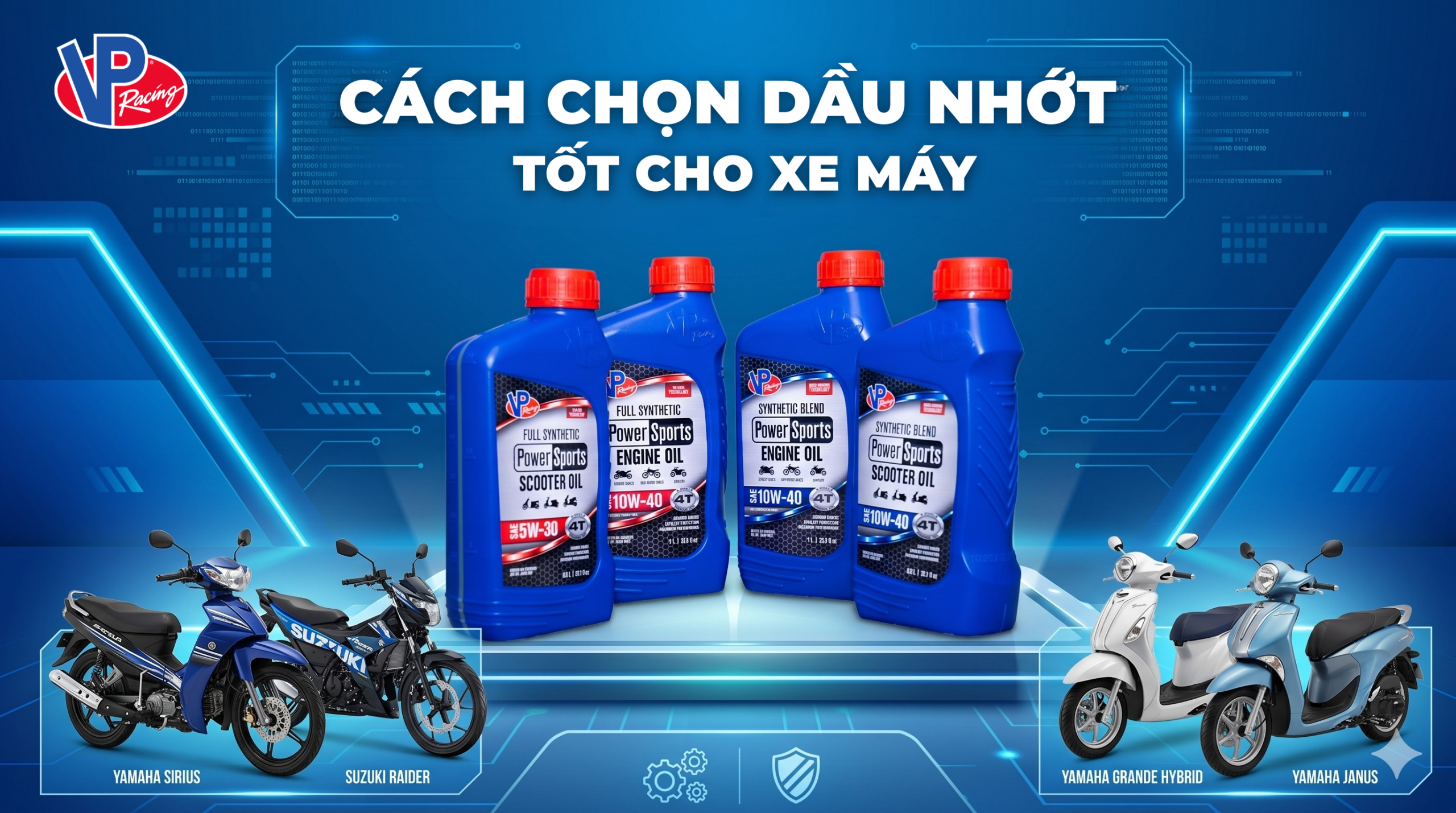 Cách chọn dầu nhớt tốt cho xe máy