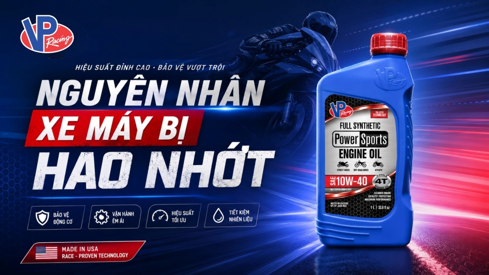 Xe máy bị hao nhớt: nguyên nhân và cách khắc phục