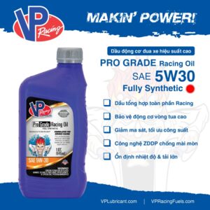 VP Pro Grade Racing Oil 5W30 Full Synthetic Qt