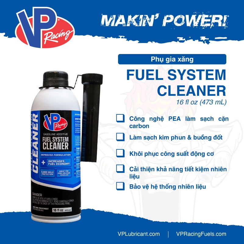 VP Racing Fuel System Cleaner 16oz
